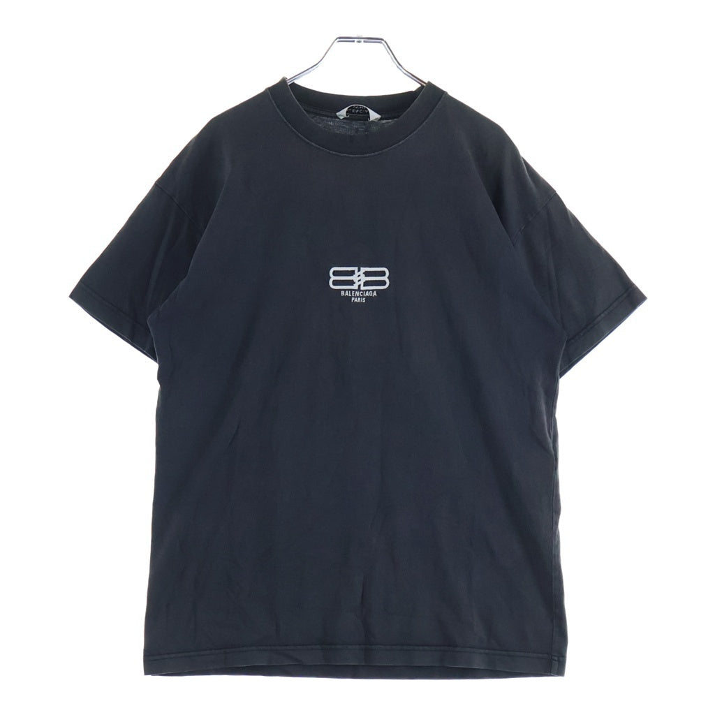 BALENCIAGA(バレンシアガ) フロントBBアイコンロゴ刺繍 半袖Tシャツ