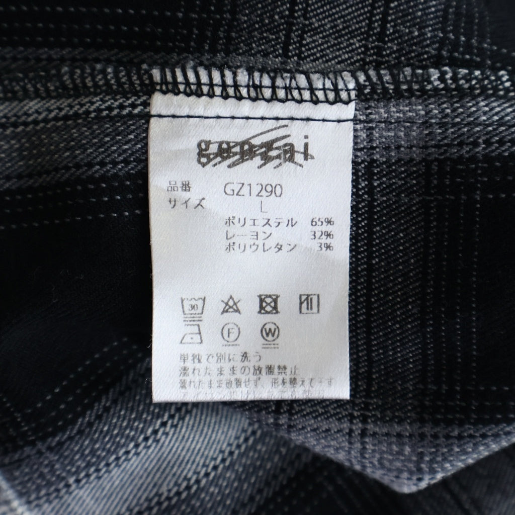 HYSTERIC GLAMOUR(ヒステリックグラマー) ×Genzai Snake Shirt ゲンザイ スネークワッペン フロントプリント 長袖シャツ ブラック GZ1290