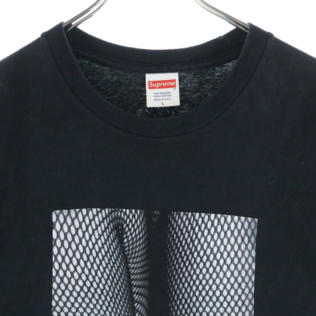 SUPREME(シュプリーム) Daido Moriyama Tights Tee 森山大道 タイツ フロントプリント 半袖Tシャツ カットソー ブラック