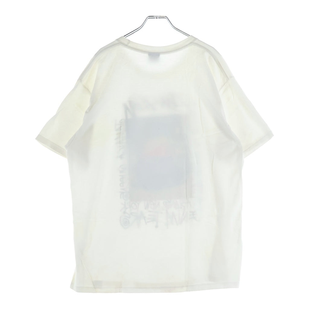 STUSSY(ステューシー) ×DENIM TEARS Farmers Blvd. Tee フロントフォトプリント 半袖Tシャツ カットソー ホワイト