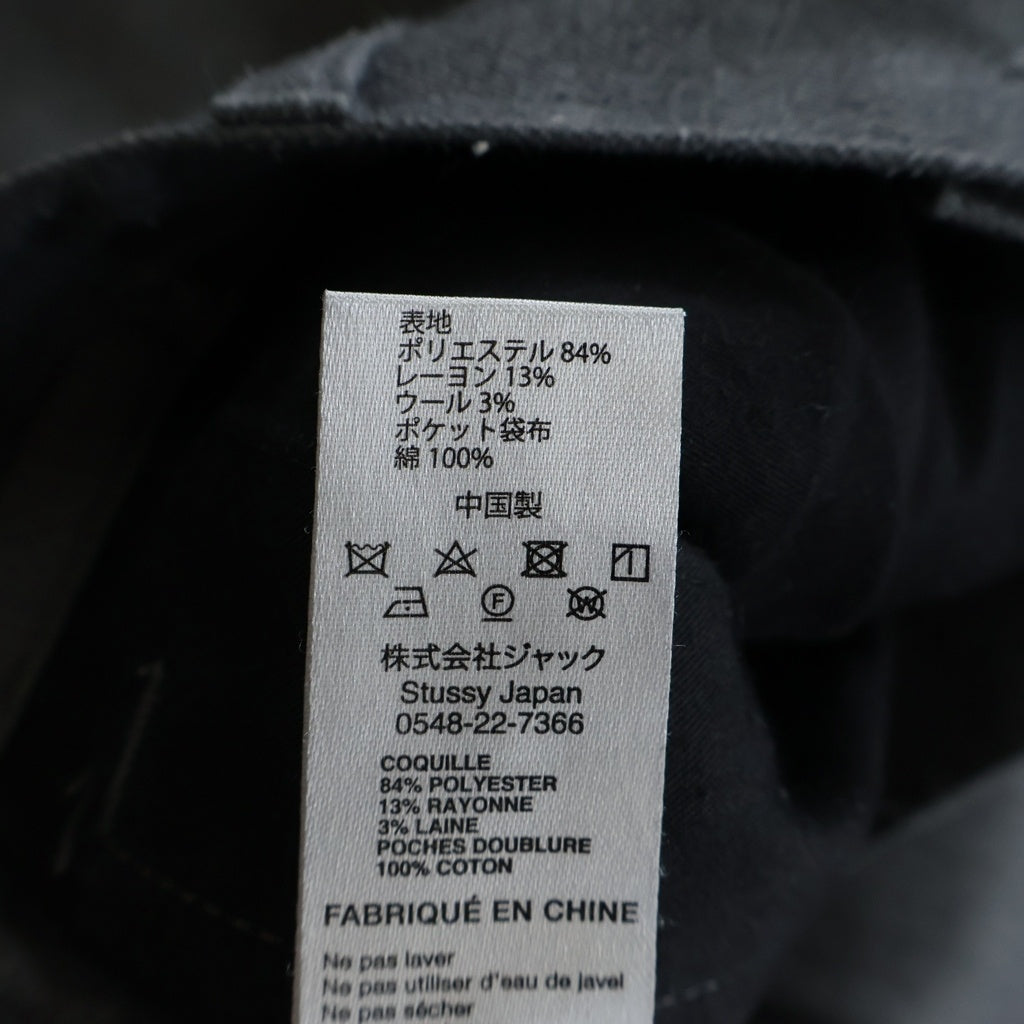 STUSSY(ステューシー) Volume Pleated Trouser ボリュームプリーツドトラウザーパンツ スラックス グレー