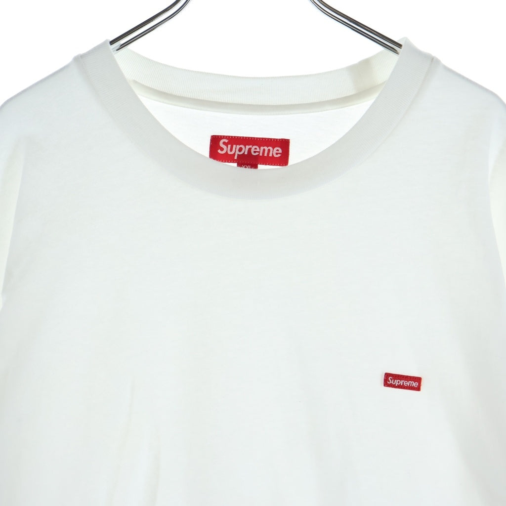 SUPREME(シュプリーム) 26SS Small Box Logo スモールボックスロゴ クルーネック ロングスリーブ カットソー ホワイト
