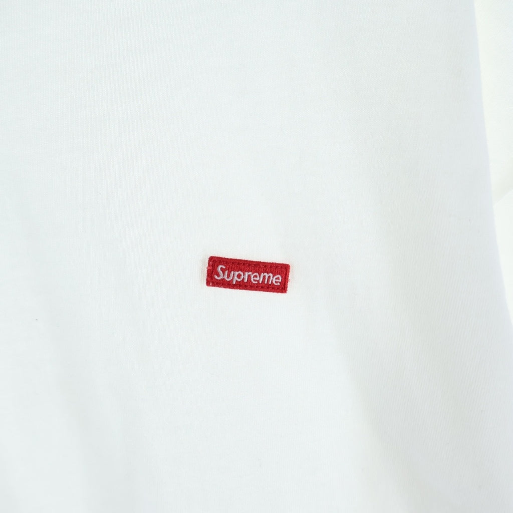 SUPREME(シュプリーム) 26SS Small Box Logo スモールボックスロゴ クルーネック ロングスリーブ カットソー ホワイト