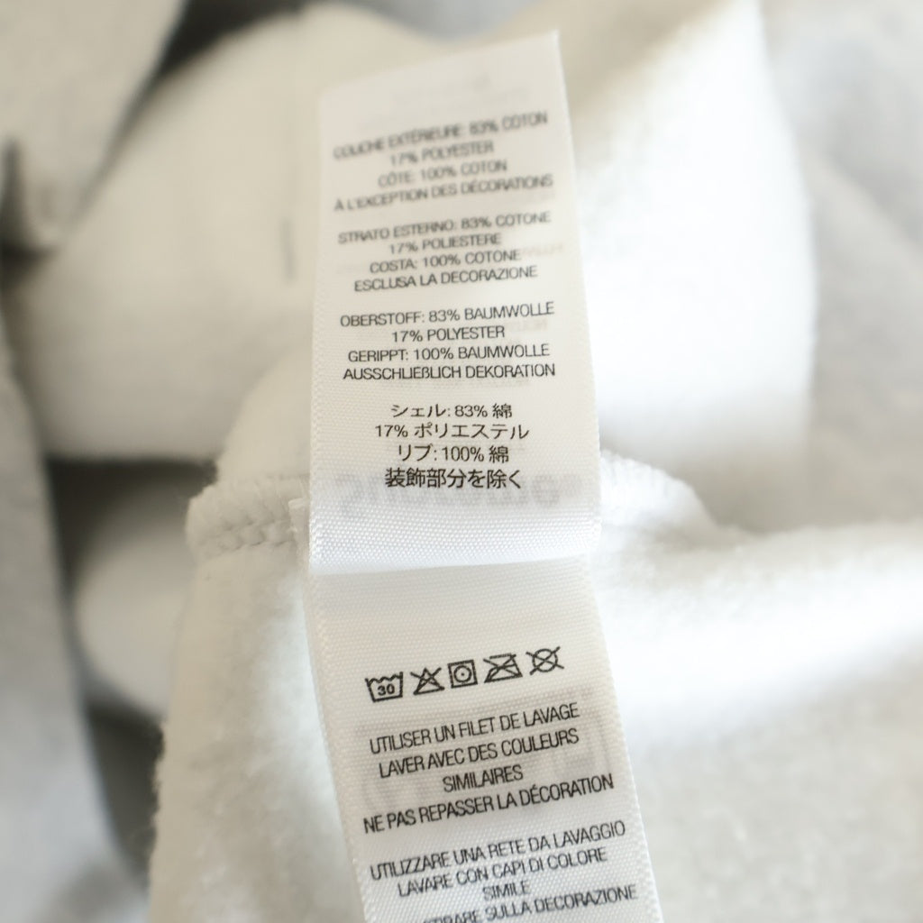 SUPREME(シュプリーム) 26SS Cracked Raglan Zip Up Hooded Sweatshirt クラックド ラグラン フロントロゴ プリント プルオーバーパーカー フーディ グレー