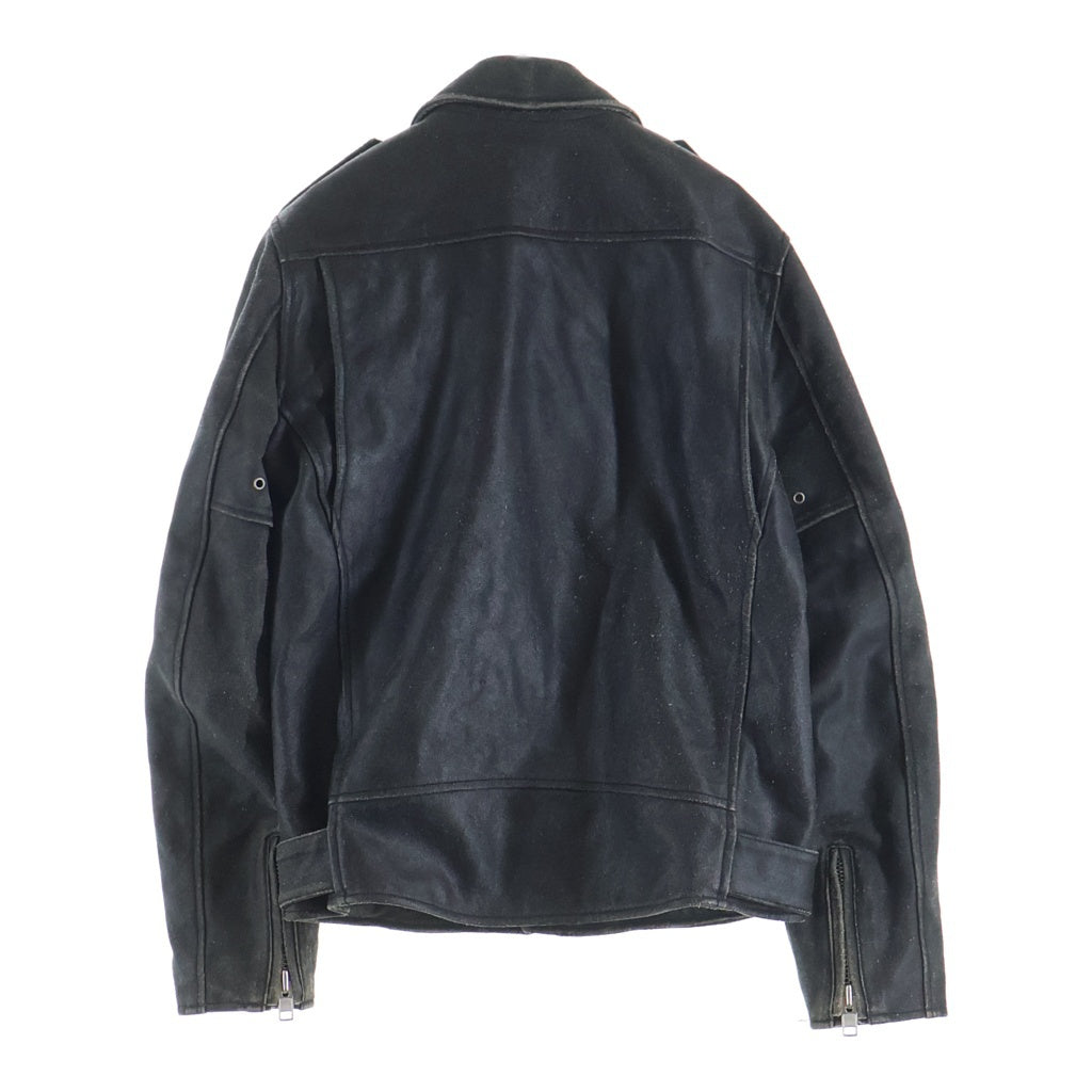JOHNBULL(ジョンブル) Double Rider Jacket 鮫肌加工 ダブルライダース ブラック