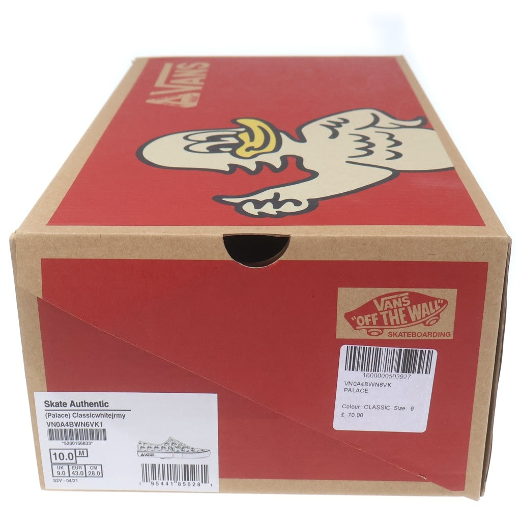 VANS(ヴァンズ) 2021 × Palace Skate Authentic Jeremy the Duck パレス スケート オーセンティック ジェレミー・ザ・ダック ローカットスニーカー US10/28cm VN0A4BWN6VK1