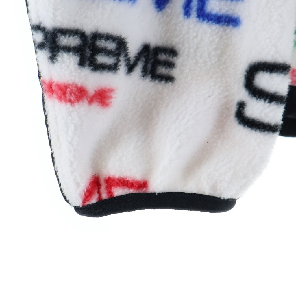 SUPREME(シュプリーム) 21AW ×THE NORTH FACE Steep Tech Fleece Jacket ステップテックフリースジャケット ロゴ総柄 ブルゾン マルチ NA52101I