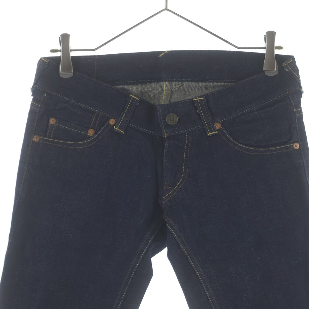EVISU(エビス) エビスドンナ デニムパンツ カモメ ペイント ジーンズ インディゴ レディース