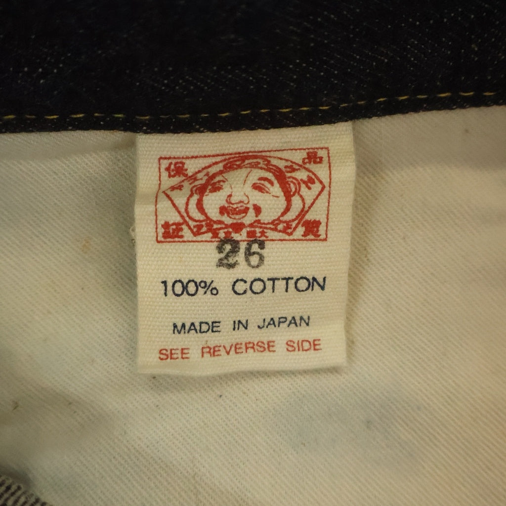 EVISU(エビス) エビスドンナ デニムパンツ カモメ ペイント ジーンズ インディゴ レディース