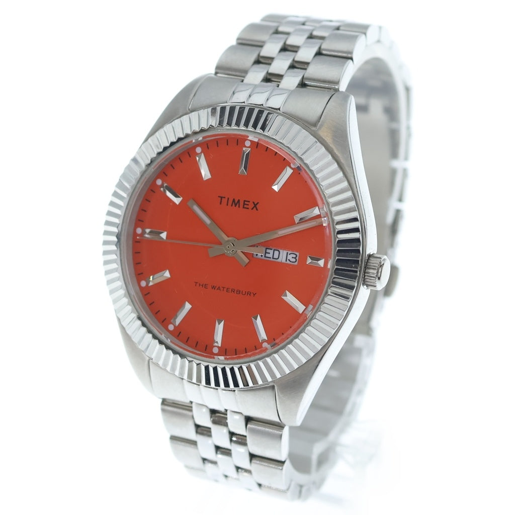 TIMEX(タイメックス) Waterbury Legacy ウォーターベリー レガシー オレンジ/シルバー TW2V17900