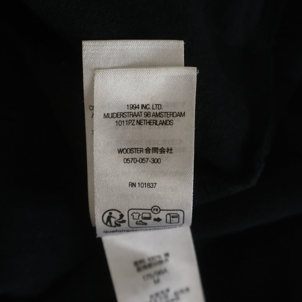 SUPREME(シュプリーム) 24SS Old English S/S Top オールドイングリッシュ ロゴエンブロイダリー クルーネック 半袖Tシャツ カットソー ブラック