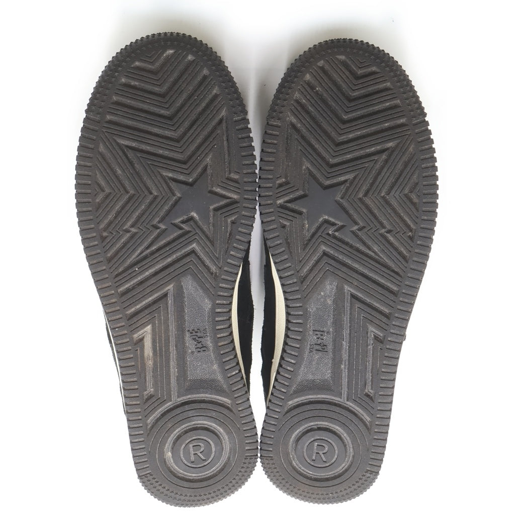 A BATHING APE(アベイシングエイプ) BAPE STA SUEDE ベイプスター スエードレザー ローカットスニーカー ブラック US11/29cm 0ZXSH191004MH