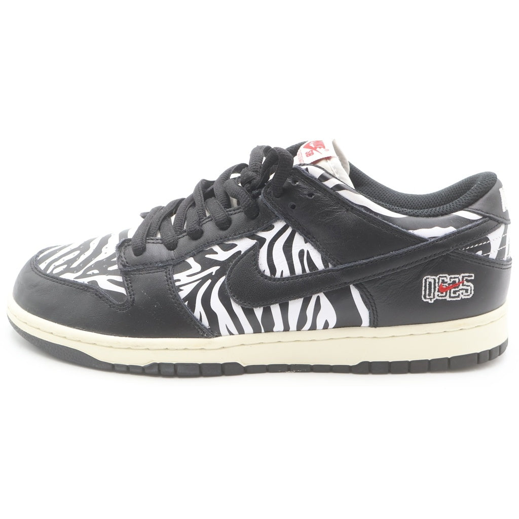 NIKE SB(ナイキエスビー) ×QUARTER SNACKS DUNK LOW ZEBRA CAKE クウォータースナックス ダンク ゼブラケーキ ローカットスニーカー ブラック/ホワイト US11/29cm DM3510-001