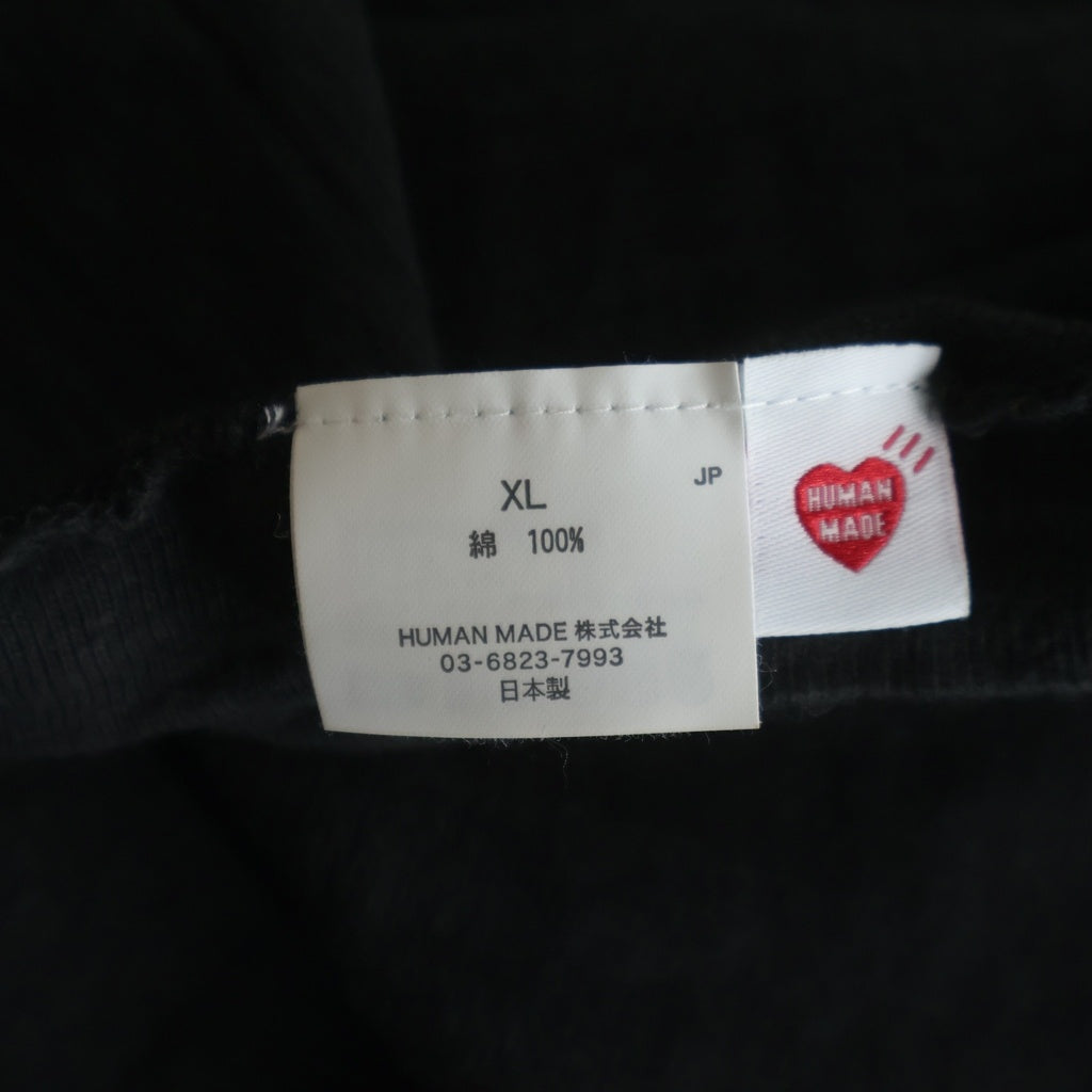 HUMAN MADE(ヒューマンメイド) Horse Graphic Tee うま グラフィック クルーネック 半袖Tシャツカットソー ブラック