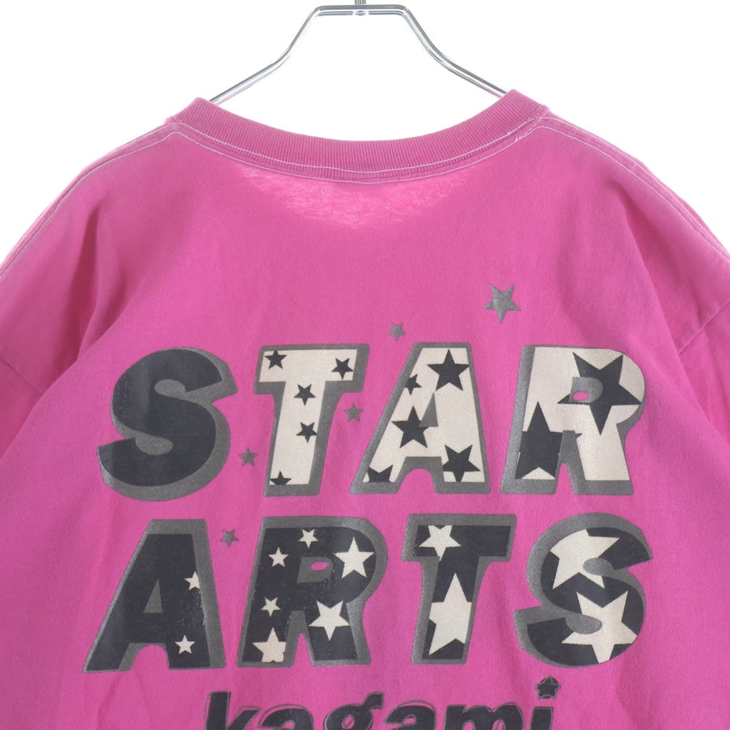 NO BRAND(ノーブランド) 【TAR トーキョーエアランナー】00s 2002 × KAGAMI STAR ARTS TEE カガミ スターアーツ 記念 グラフィックプリント クルーネック 半袖Tシャツ