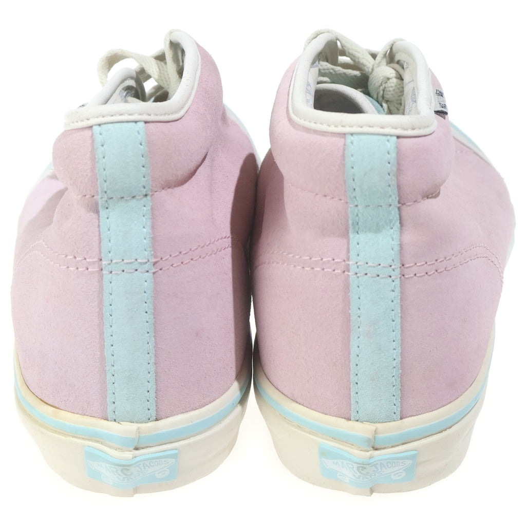 VANS(ヴァンズ) × MARC JACOBS CHUKKA BOOT マークジェイコブス チャッカ ブーツ スエード パステルカラー ミッドカットスニーカー ピンク/ライトブルー US9/27cm 5019876110