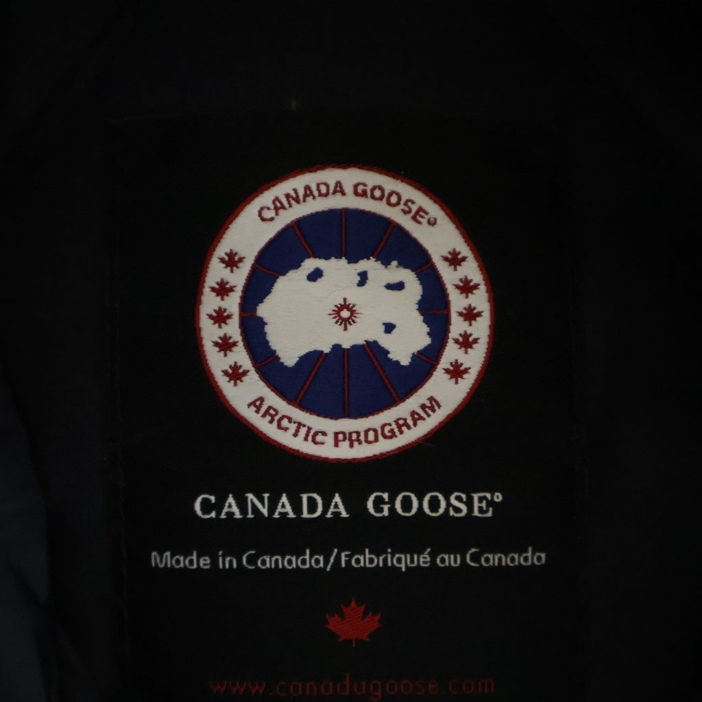 CANADA GOOSE(カナダグース) JASPER DOWN JACKET ジャスパー コヨーテファー フーデッド ダウンジャケット ブラック 3438JM