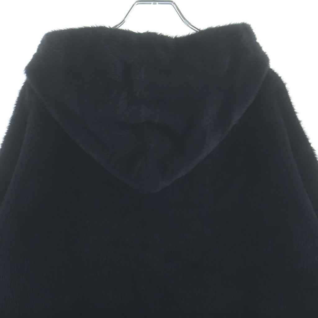 CELINE(セリーヌ) エディ期 スタッズロゴ アルパカ ウール混 プルオーバーパーカー ブラック 2Y988925R
