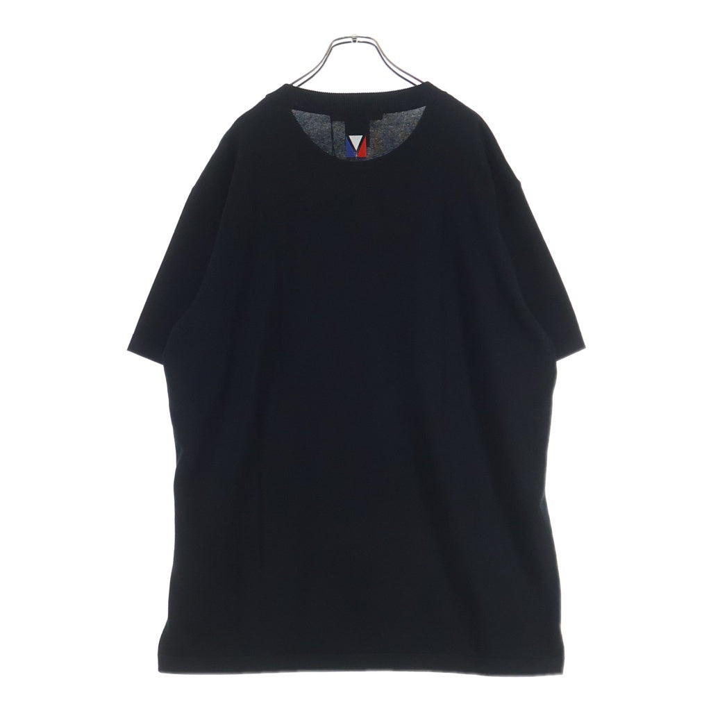LOUIS VUITTON(ルイヴィトン) 24AW アメリカズカップ エンベリッシュド クルーネック 半袖Tシャツ カットソーブラック RM242MH OY8 HRN57W