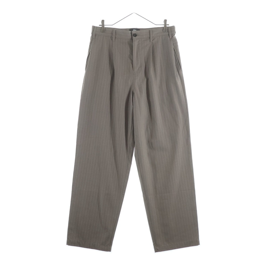 STUSSY(ステューシー) 22SS Striped Volume Pleated Trouser