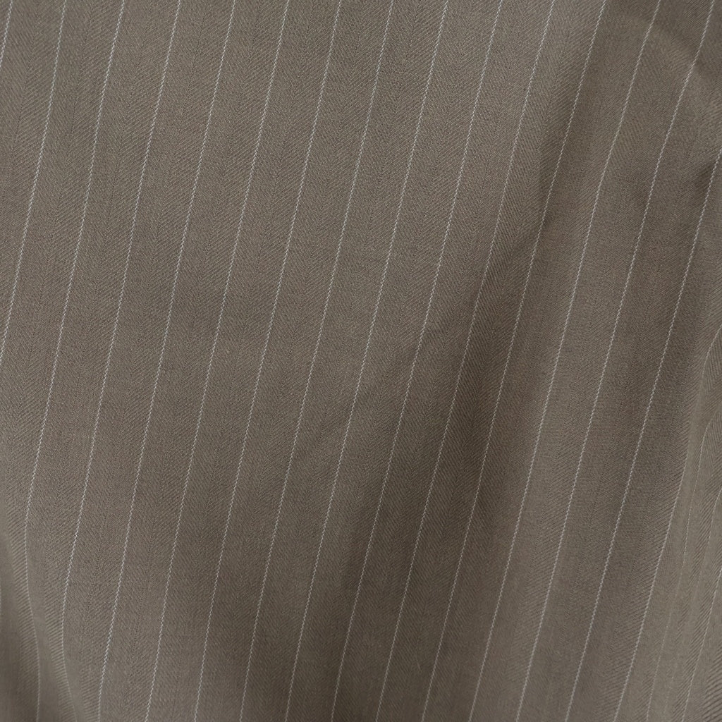 STUSSY(ステューシー) 22SS Striped Volume Pleated Trouser ストライプド ボリューム プリーツド トラウザーパンツ スラックス ベージュ