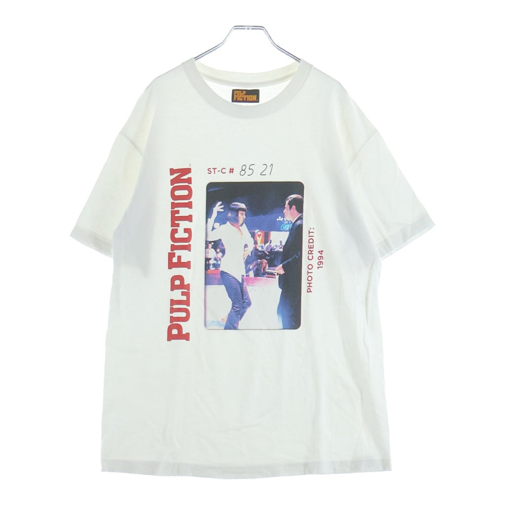 WACKO MARIA(ワコマリア) Pulp Fiction T-Shirt パルプフィクション フロント フォトプリント 半袖Tシャツ カットソー ホワイト