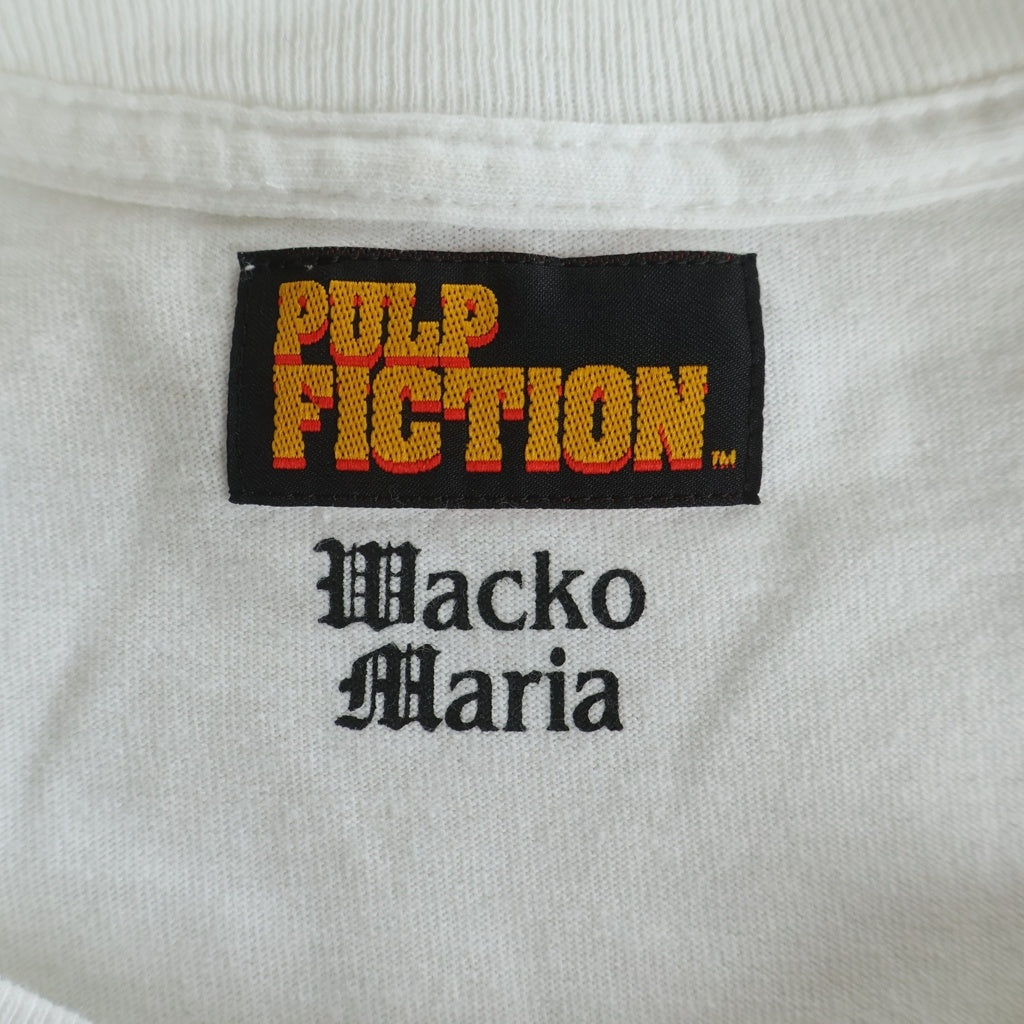 WACKO MARIA(ワコマリア) Pulp Fiction T-Shirt パルプフィクション フロント フォトプリント 半袖Tシャツ カットソー ホワイト