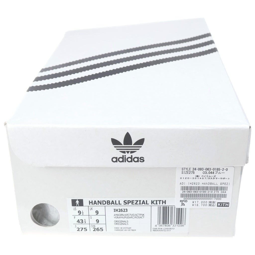 adidas(アディダス) ×KITH Handball Spezial Amazon Green ハンドボール スペツィアル アマゾングリーン ローカットスニーカー ライトグリーン US9.5/27.5cm IH2623