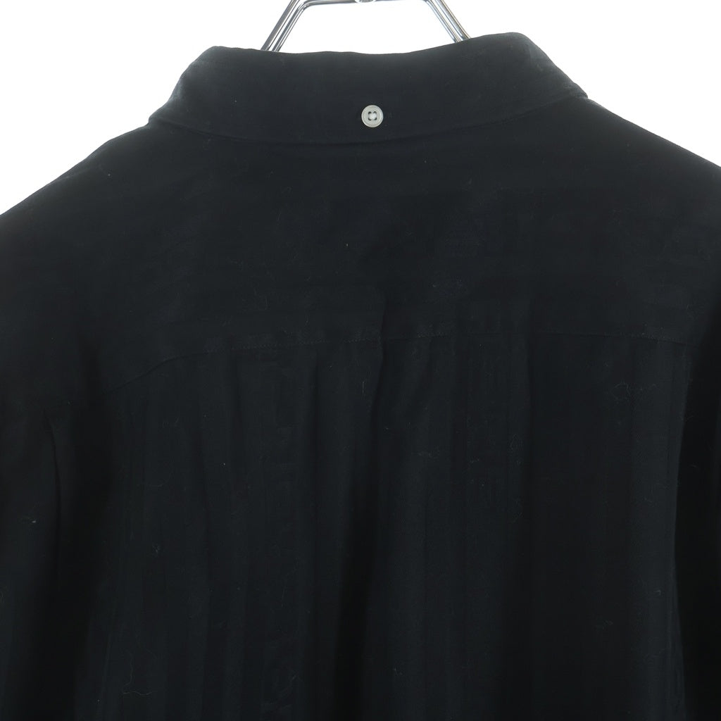 SUPREME(シュプリーム) 20AW Jacquard Stripe Twill Shirt ジャガード ストライプ ツウィル 長袖シャツ ブラック