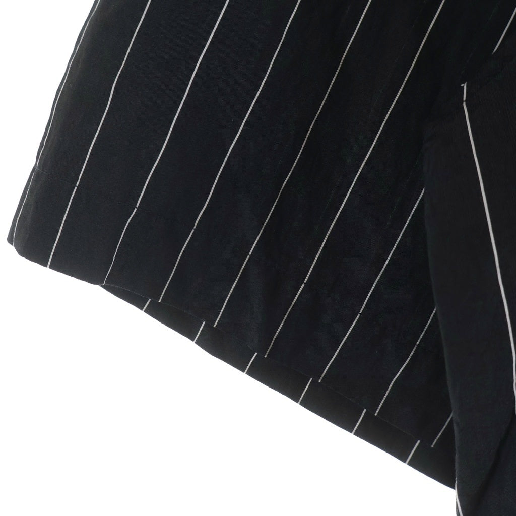 SUPREME(シュプリーム) 25SS Stripe S/S Palama Shirt ストライプ パジャマ 半袖シャツ ブラック
