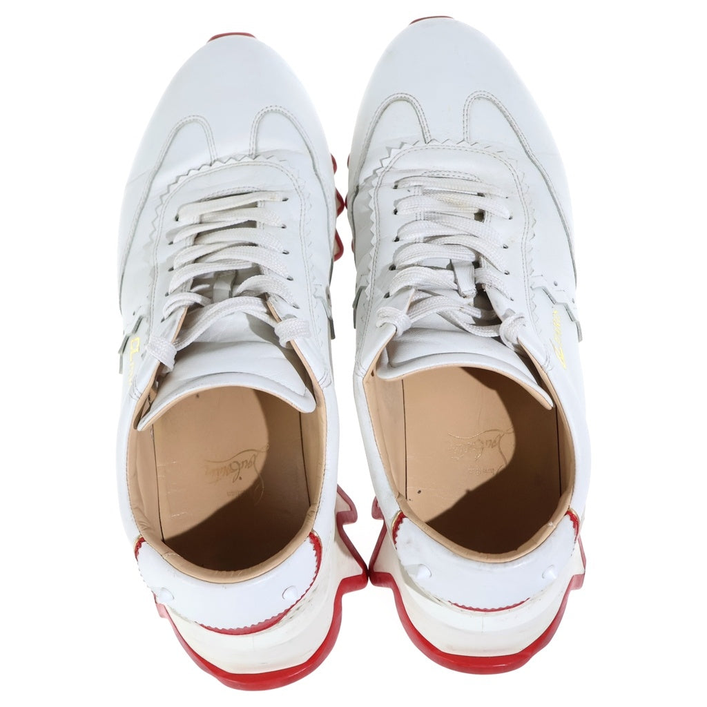 CHRISTIAN LOUBOUTIN(クリスチャンルブタン) Loubishark Flat Calf ルビシャーク フラットカーフ ローカットスニーカー ホワイト 3200517