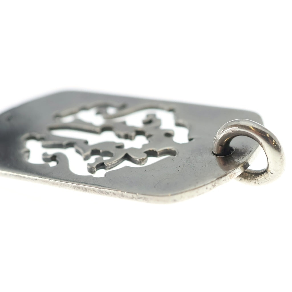 CHROME HEARTS(クロムハーツ) D TAG LRG DAGGER ヴァインダガーカットアウトドッグタグ ラージ ペンダントトップ シルバー BCA240