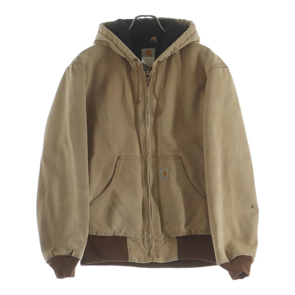 CARHARTT カーハート ACTIVE JACKET アクティブ 中綿 ダック ジップアップ フード ジャケット ブラウン CARHARTT(カーハート) ACTIVE JACKET アクティブ 中綿 ダック ジップ