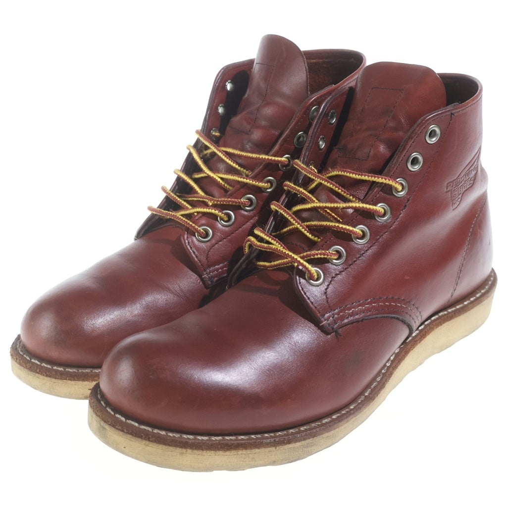 RED WING(レッド ウイング) 2011年製 6INCH PLAIN TOE IRISH SETTER プレーントゥ アイリッシュセッター レザー ハイカットブーツ ブラウン US7.5/25.5cm 9105