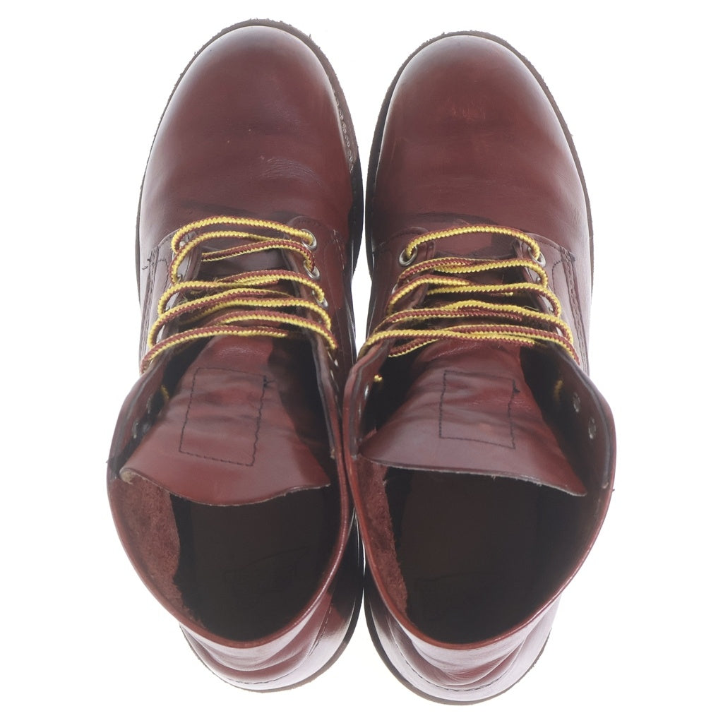 RED WING(レッド ウイング) 2011年製 6INCH PLAIN TOE IRISH SETTER プレーントゥ アイリッシュセッター レザー ハイカットブーツ ブラウン US7.5/25.5cm 9105
