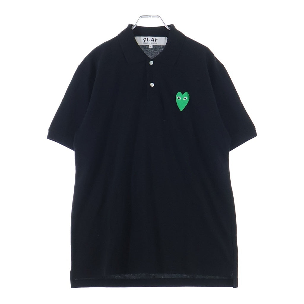 【新品未使用】半袖ポロシャツ コムデギャルソン COMME des GARCONS(コムデギャルソン) Logo Embroidery ハートロゴ 胸