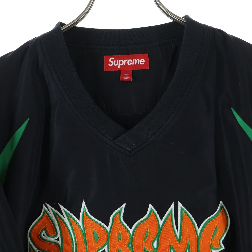 SUPREME(シュプリーム) 25AW Warthog Warm Up Pullover ウォートホッグ ウォームアップ ナイロン プルオーバートレーナー ブラック