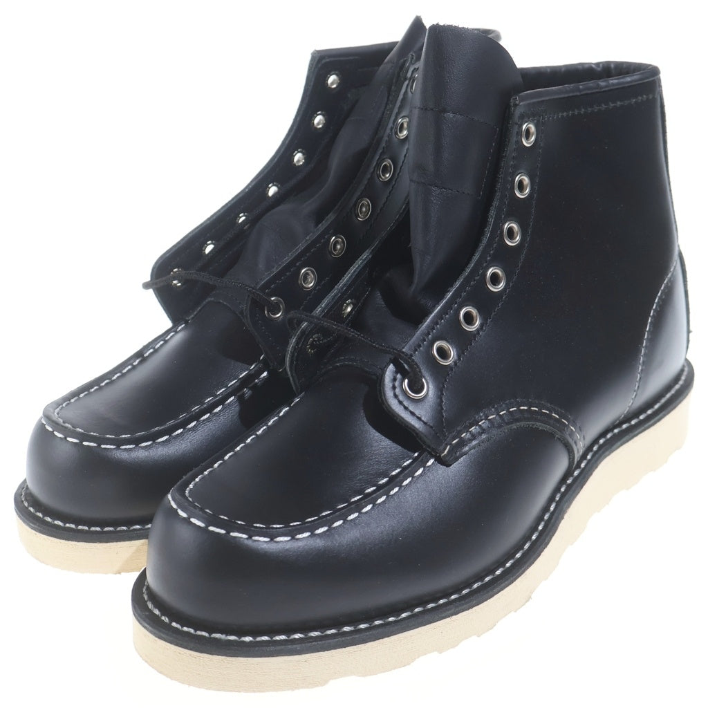 RED WING(レッド ウイング) 2018年製 6INCH CLASSIC MOC TOE BOOTS IRISH SETTER 8179 犬タグ アイリッシュセッター モックトゥ ハイカットレザーブーツ ブラック