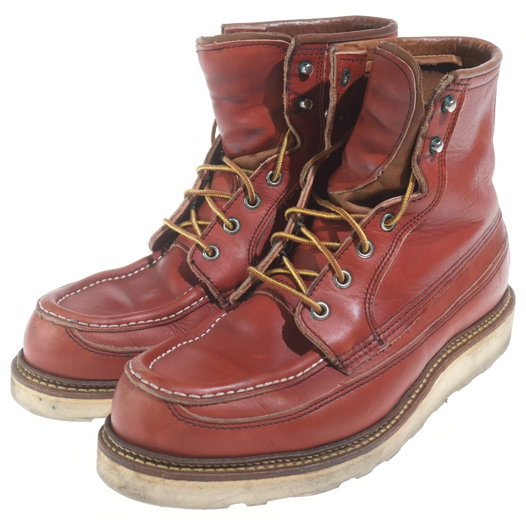 RED WING(レッド ウイング) 2004年製 50th 6INCH CLASSIC MOC TOE BOOTS IRISH SETTER 1951 50周年モデル 犬タグ アイリッシュセッター モックトゥ ハイカットレザーブーツ ブラウン