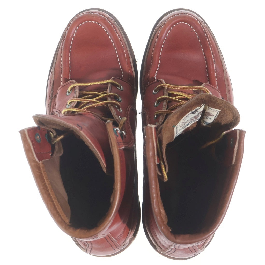 RED WING(レッド ウイング) 2004年製 50th 6INCH CLASSIC MOC TOE BOOTS IRISH SETTER 1951 50周年モデル 犬タグ アイリッシュセッター モックトゥ ハイカットレザーブーツ ブラウン