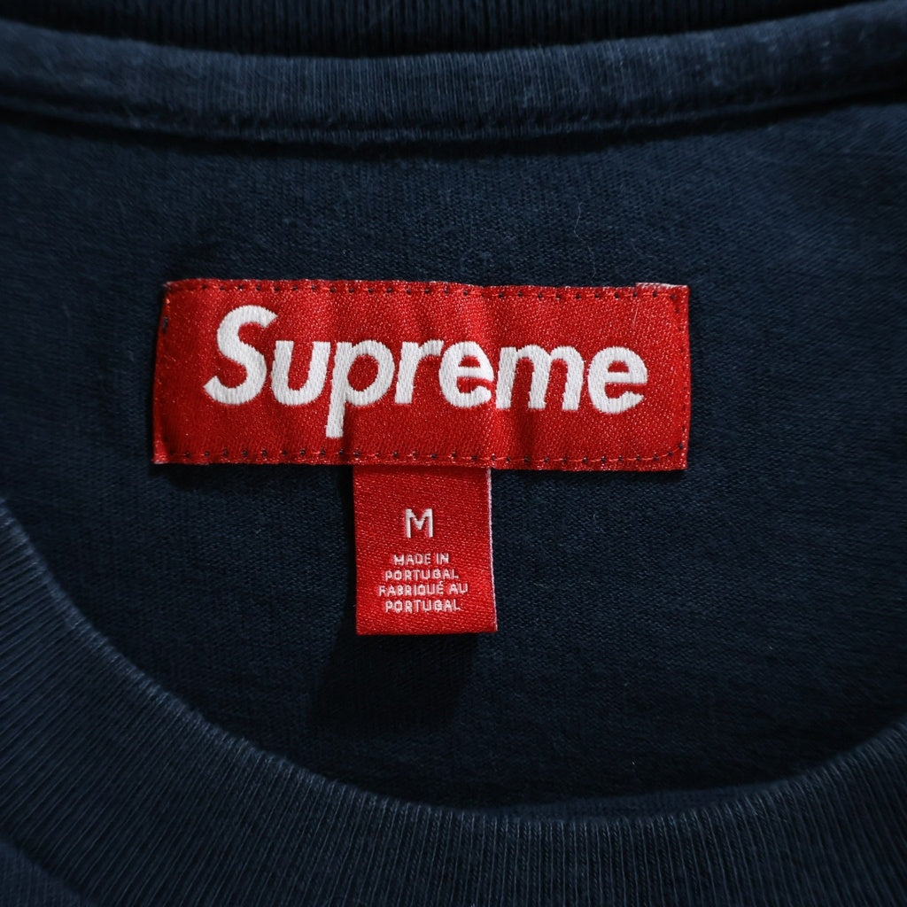 SUPREME(シュプリーム) 25SS Small Box Tee スモールボックス ロゴ クルーネック 半袖Tシャツ カットソー ネイビー