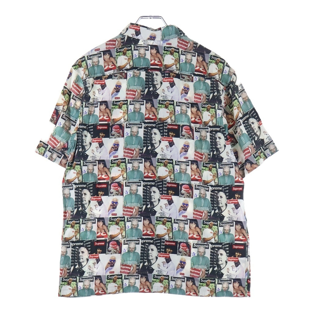 SUPREME(シュプリーム) 23SS Magazin S/S Shirt マガジン 総柄プリント 半袖レーヨンシャツ マルチ