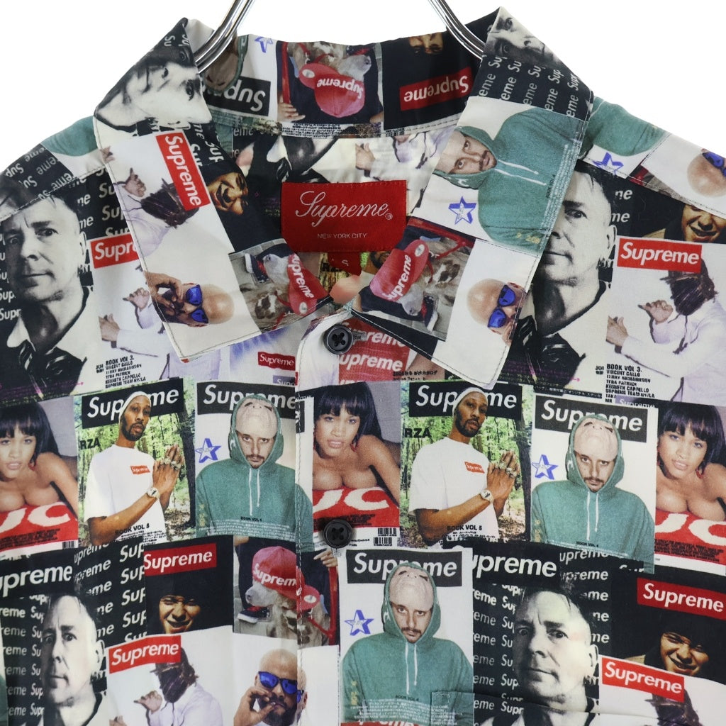 SUPREME(シュプリーム) 23SS Magazin S/S Shirt マガジン 総柄プリント 半袖レーヨンシャツ マルチ