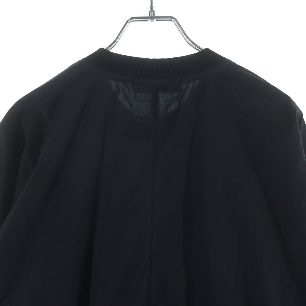 STONE ISLAND(ストーンアイランド) 22SS NYLON METAL PULLOVER ロゴワッペン付き ナイロン メタル プルオーバースウェットトレーナー ブラック 761560254