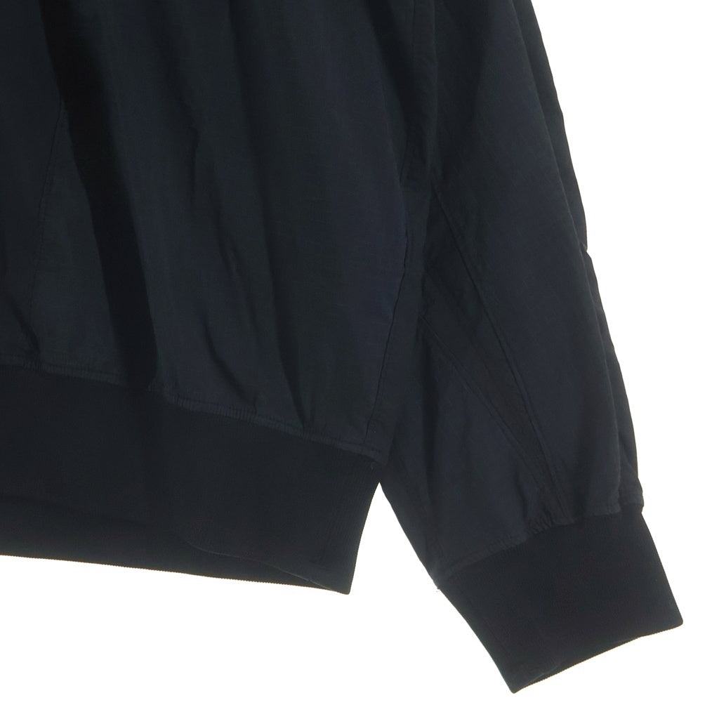 STONE ISLAND(ストーンアイランド) 22SS NYLON METAL PULLOVER ロゴワッペン付き ナイロン メタル プルオーバースウェットトレーナー ブラック 761560254