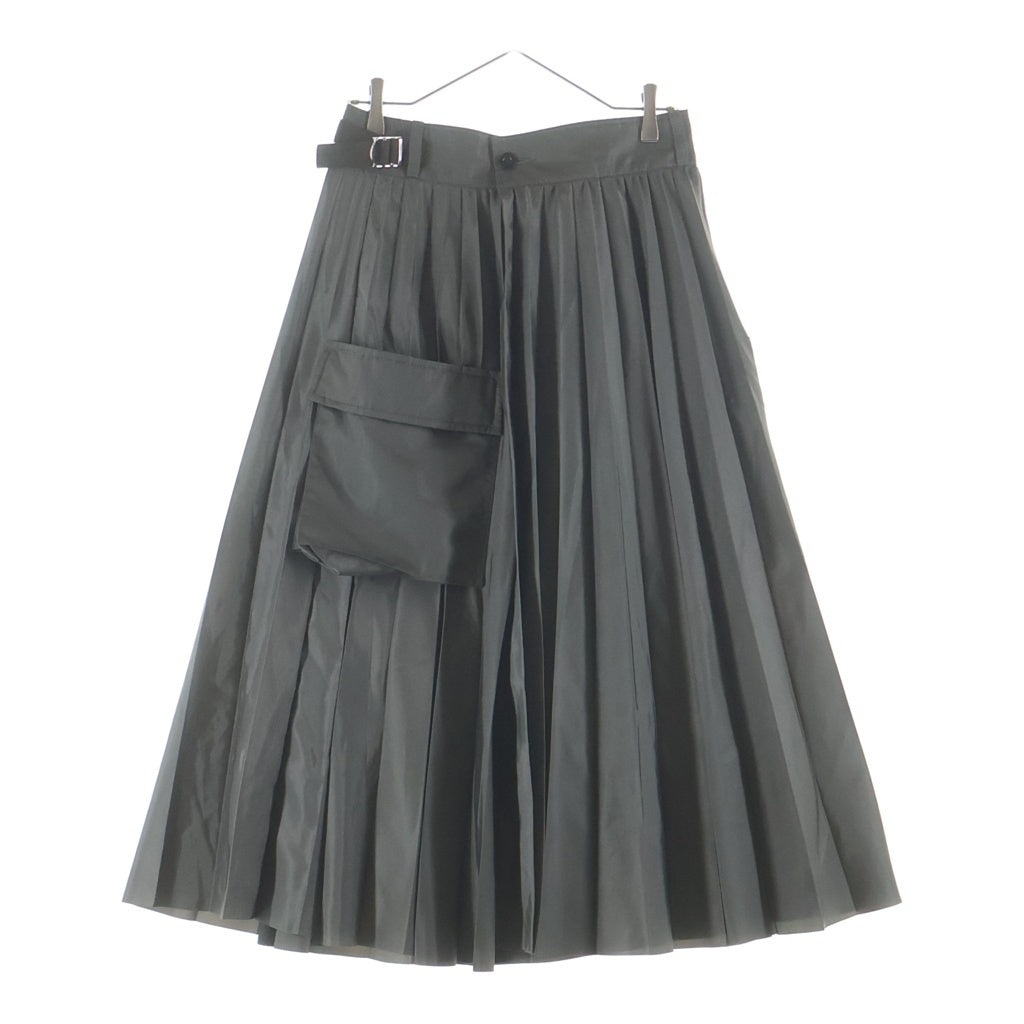 Sacai(サカイ) 24SS Nylon Twill Skirt ナイロン ツイル プリーツ