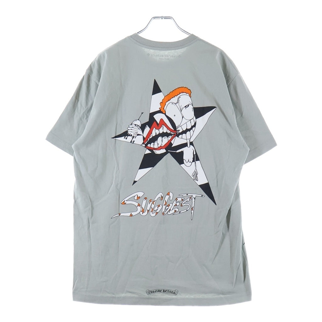 CHROME HEARTS(クロムハーツ) ×MATTY BOY PPO SUGGEST SPACE GRY S/S Tee マッティボーイ プリント クルーネック半袖Tシャツ カットソー グレー