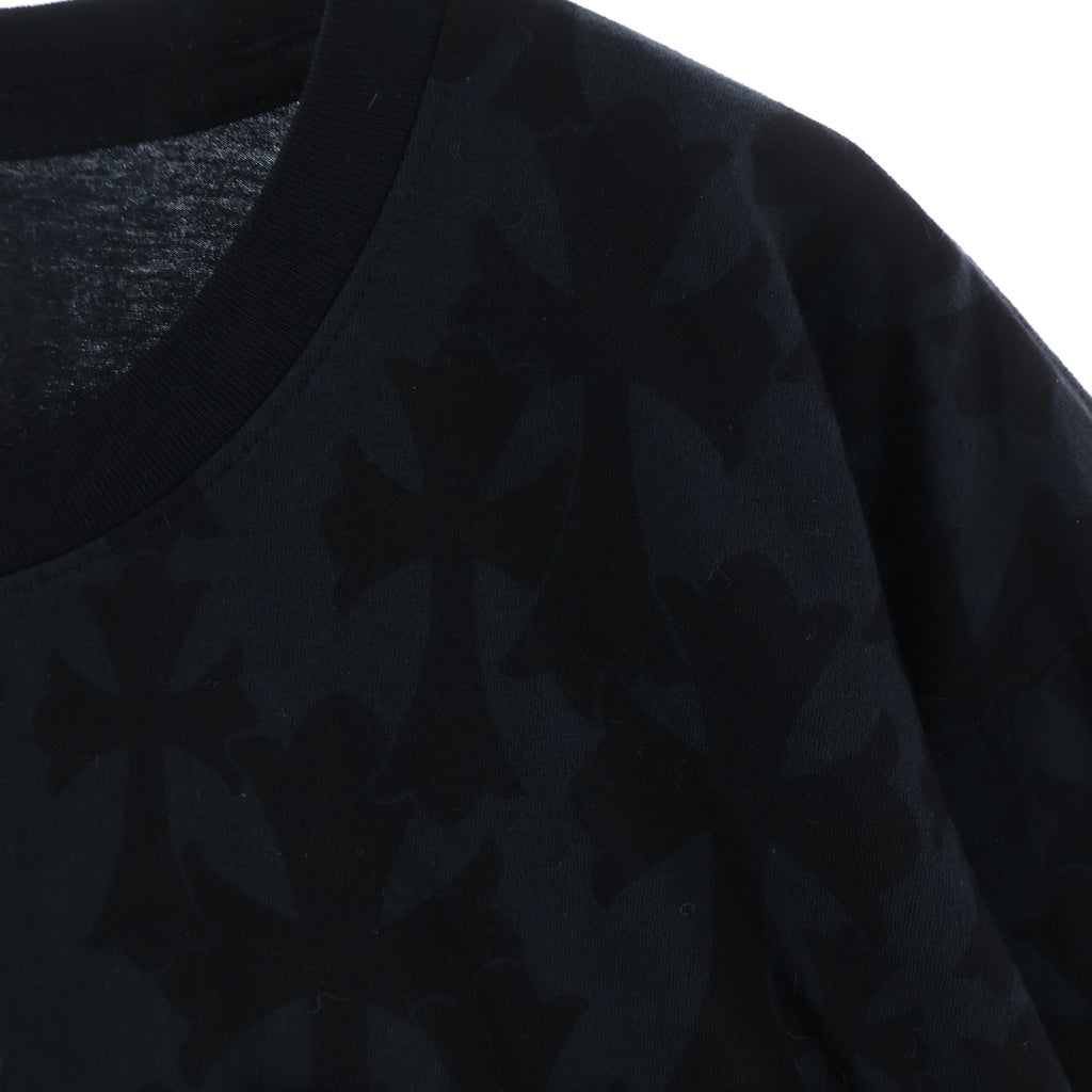 CHROME HEARTS(クロムハーツ) Graveyard Cemetery Cross S/S Tee グレイブヤードセメタリークロス半袖Tシャツ ブラック