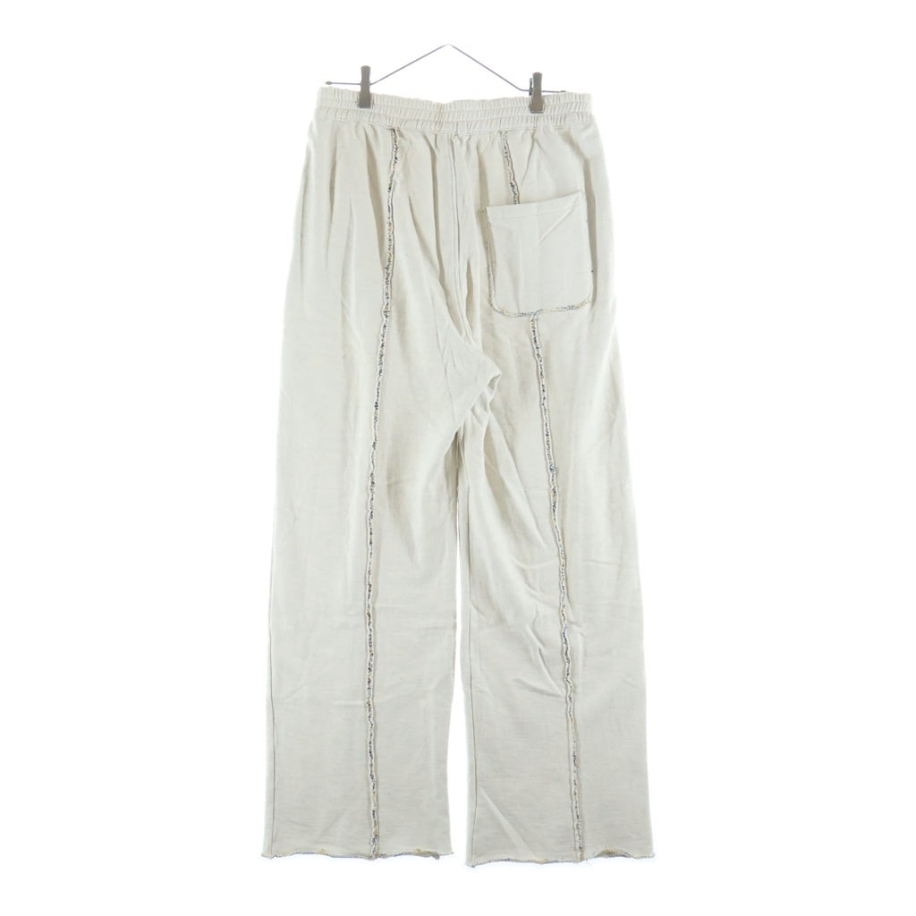 NO BRAND(ノーブランド) TUITACI(ツィタシ) 25SS 裏地メランジ ニットパンツ アイボリー T25SS-C08