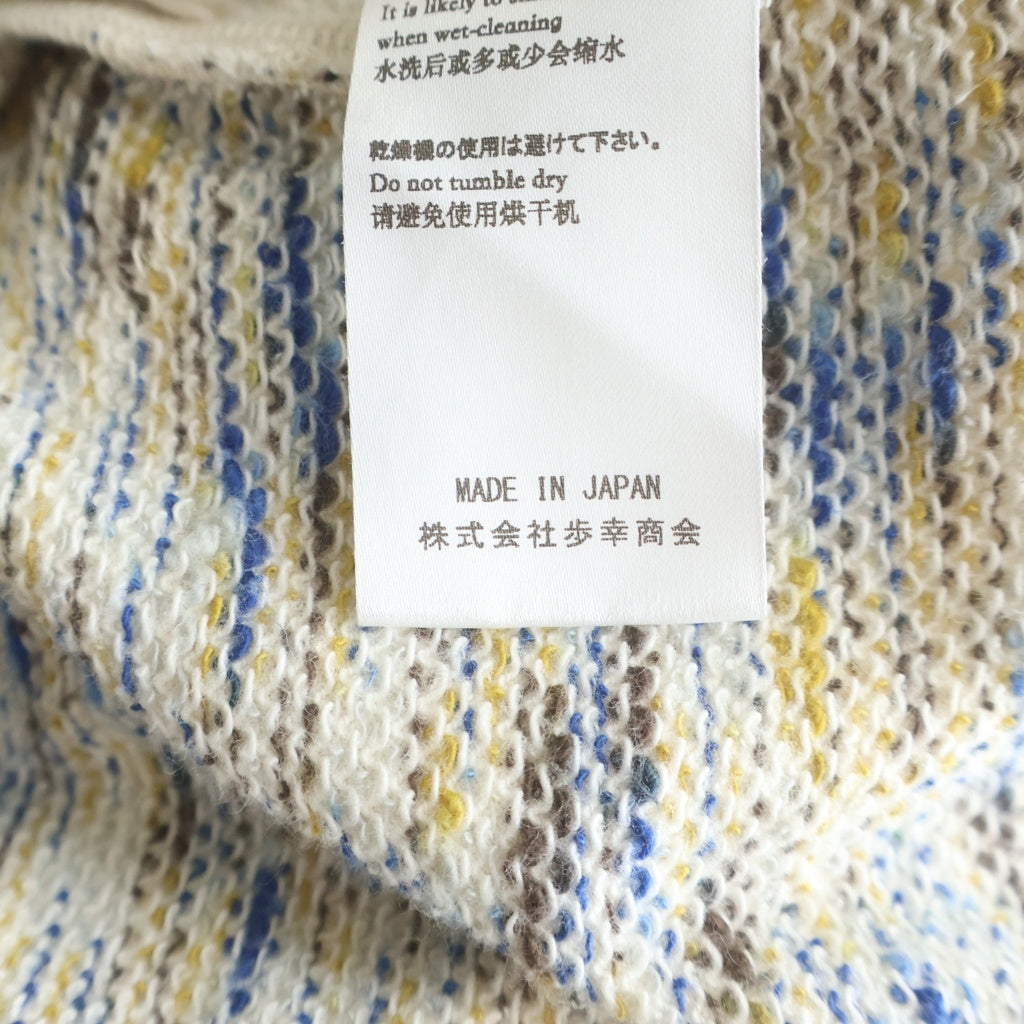 NO BRAND(ノーブランド) TUITACI(ツィタシ) 25SS 裏地メランジ ニットパンツ アイボリー T25SS-C08